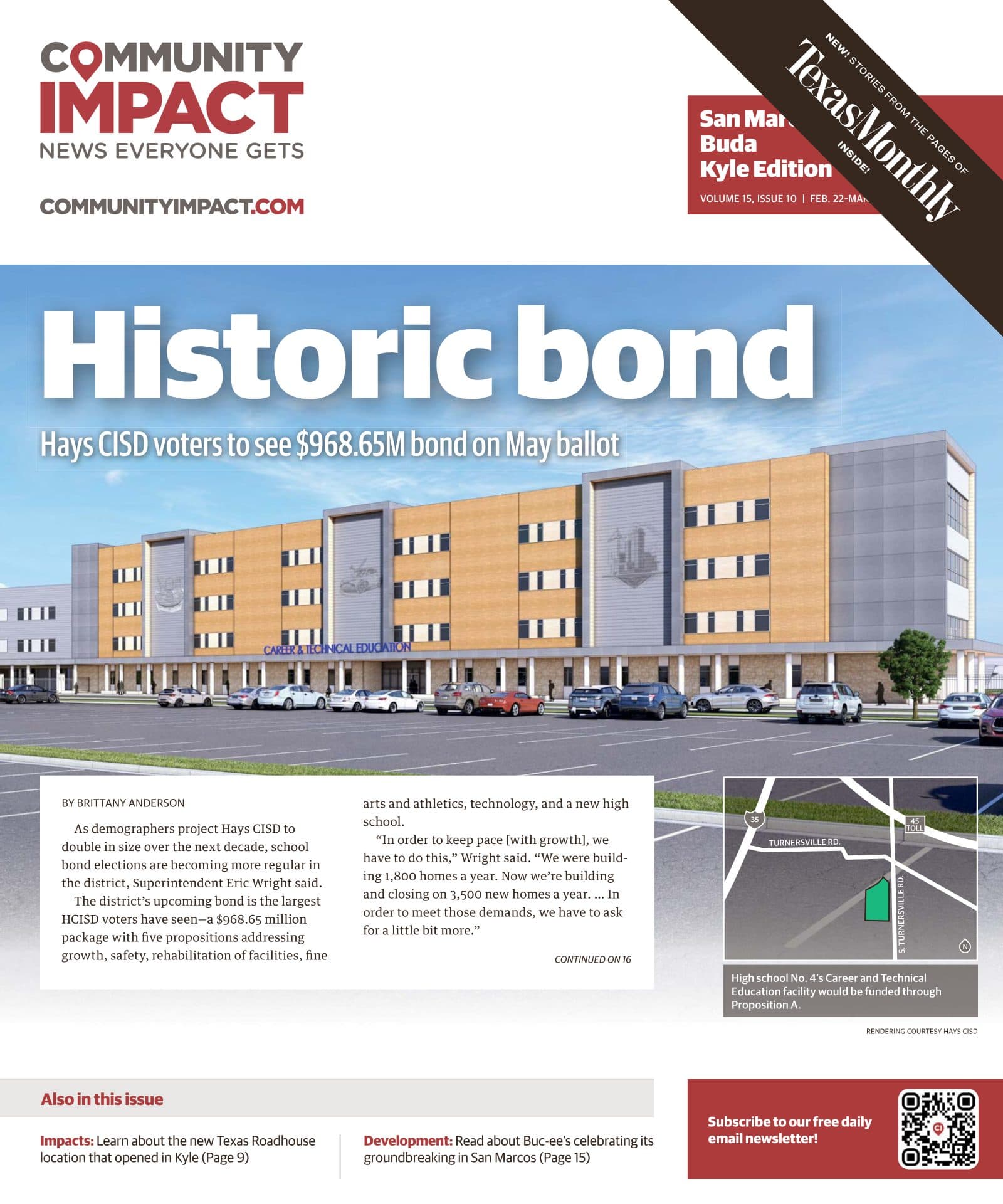 San Marcos - Buda - Kyle cover — February 2025