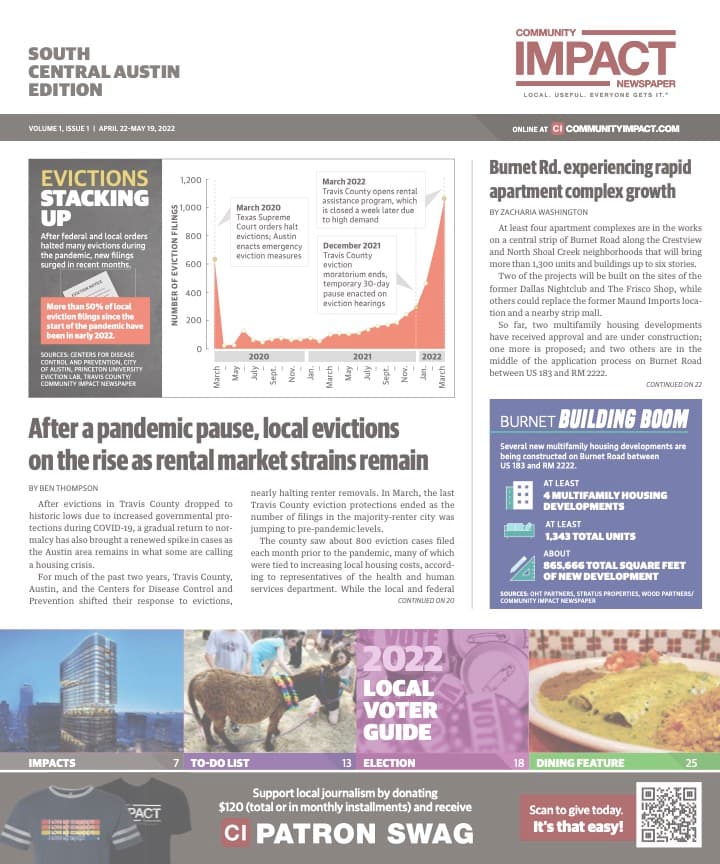 Central Austin cover — April 2022