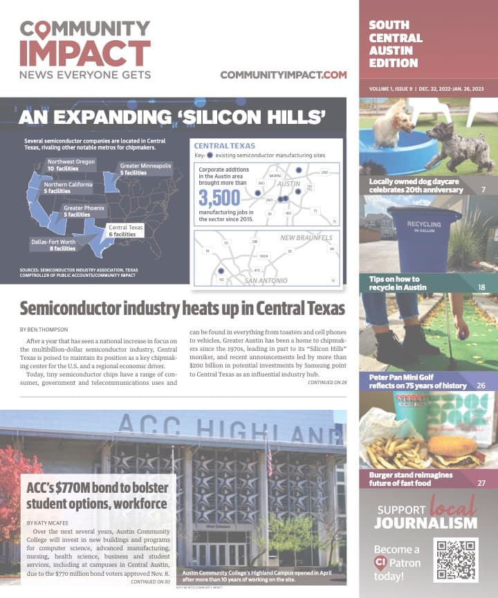 Central Austin cover — December 2022