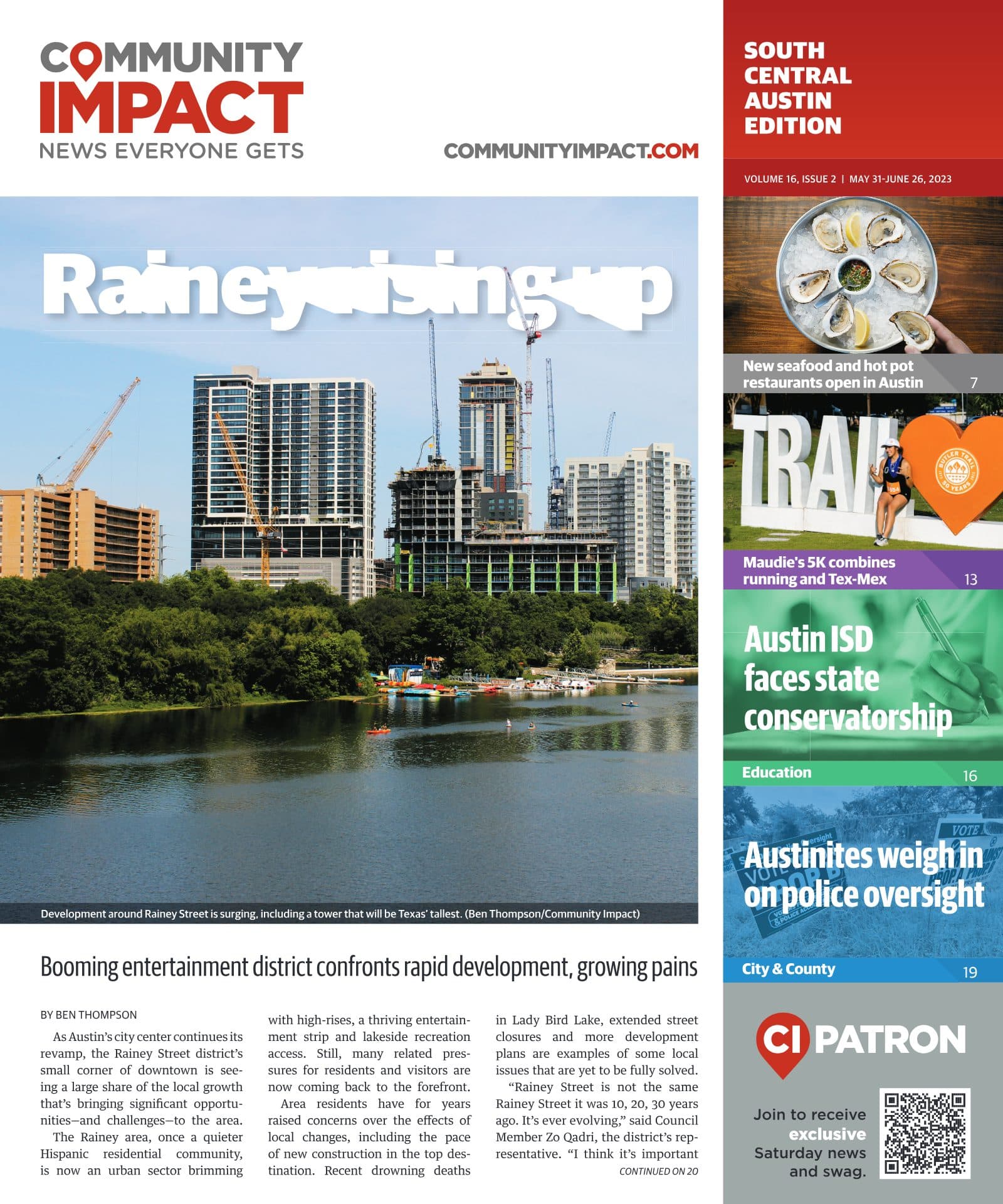 Central Austin cover — May 2023
