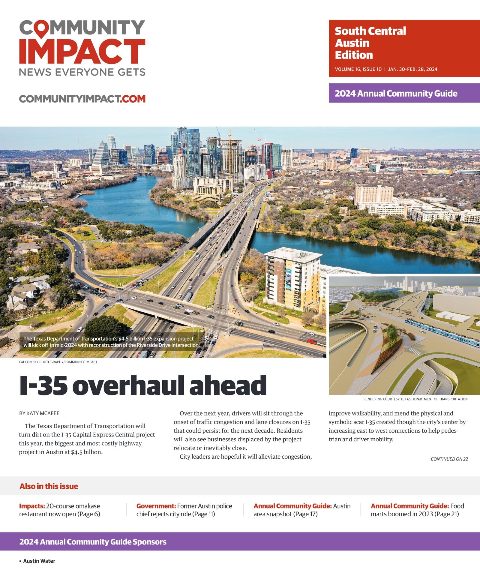 Central Austin cover — January 2024