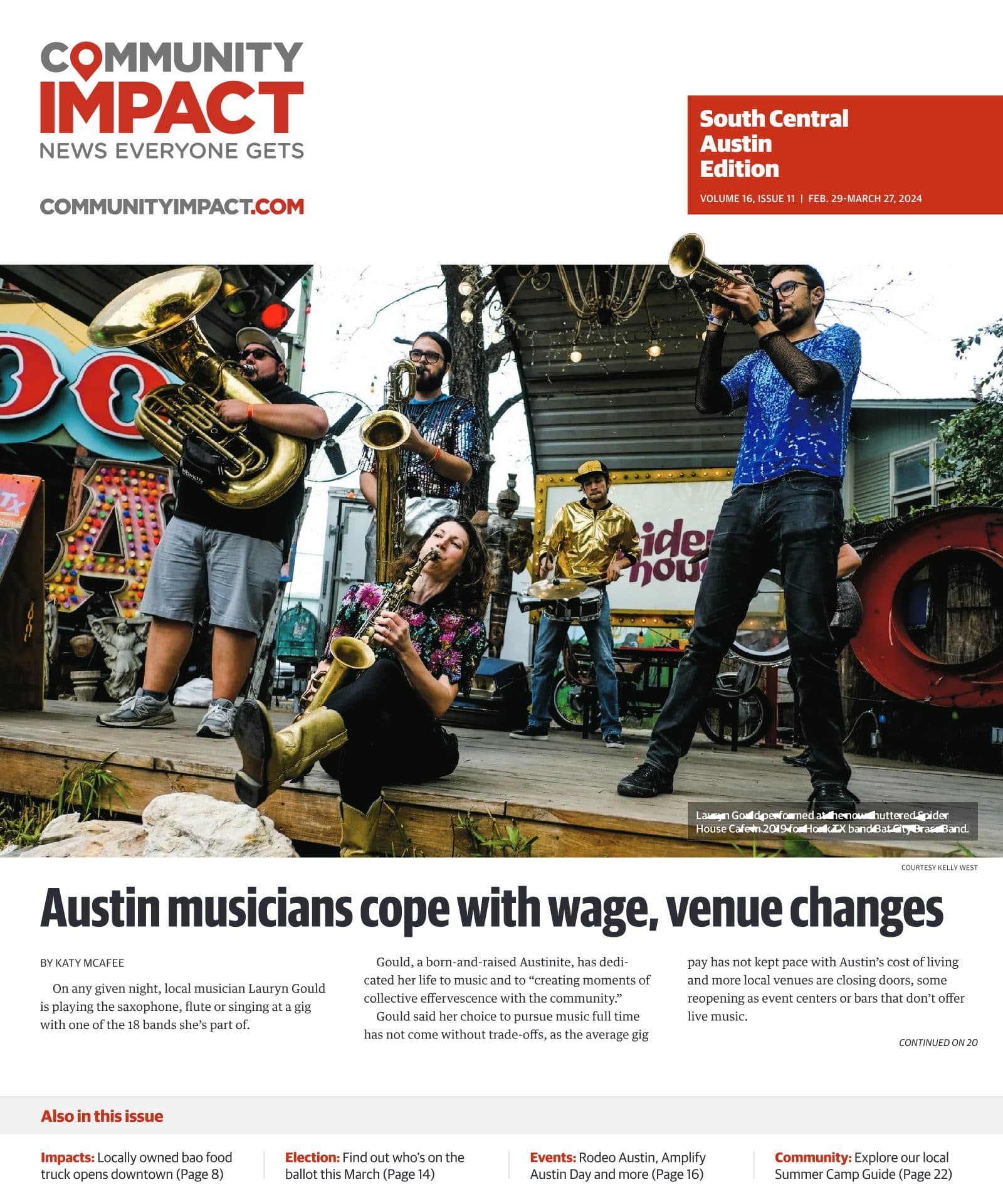 Central Austin cover — February 2024