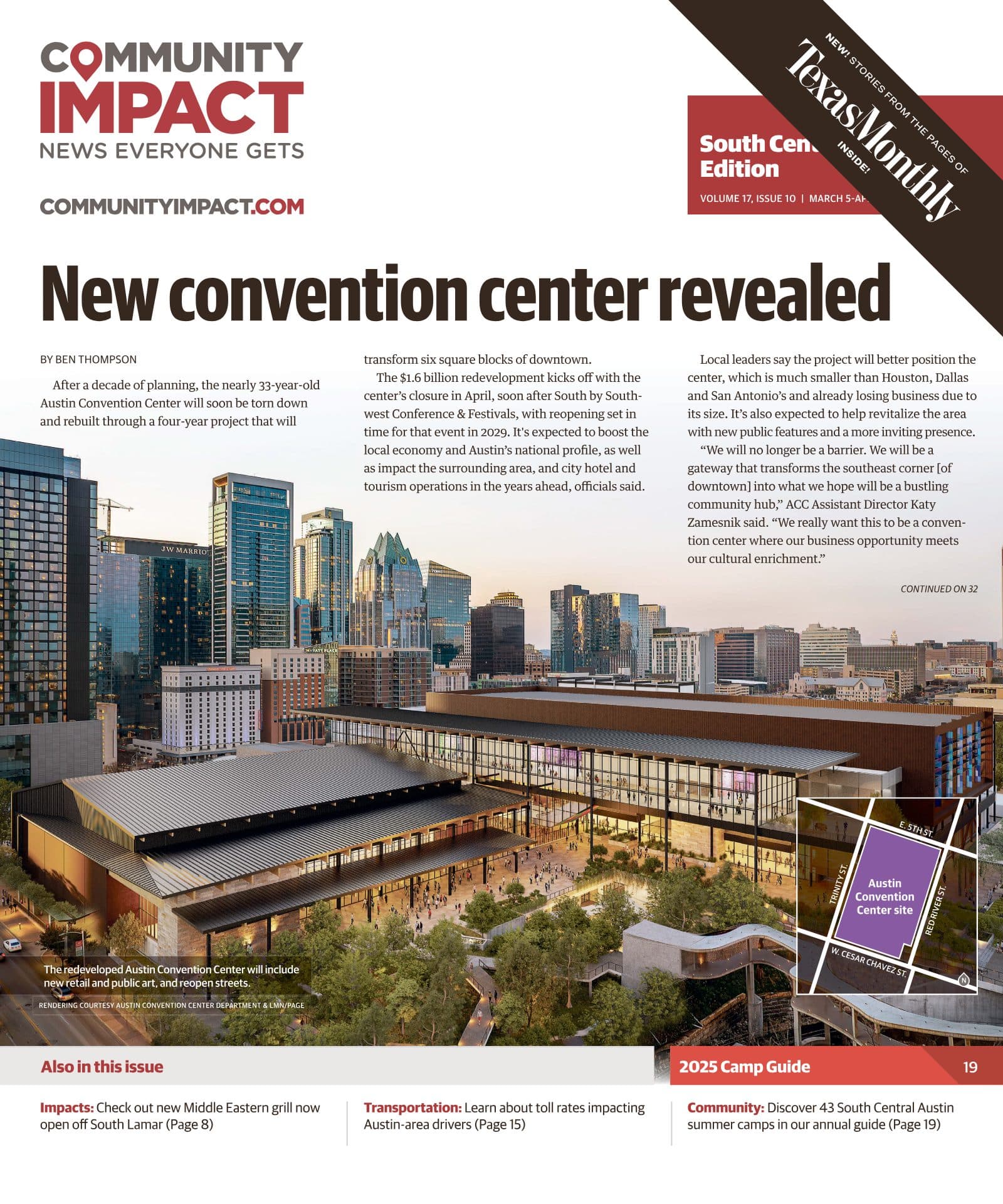 Central Austin cover — February 2025