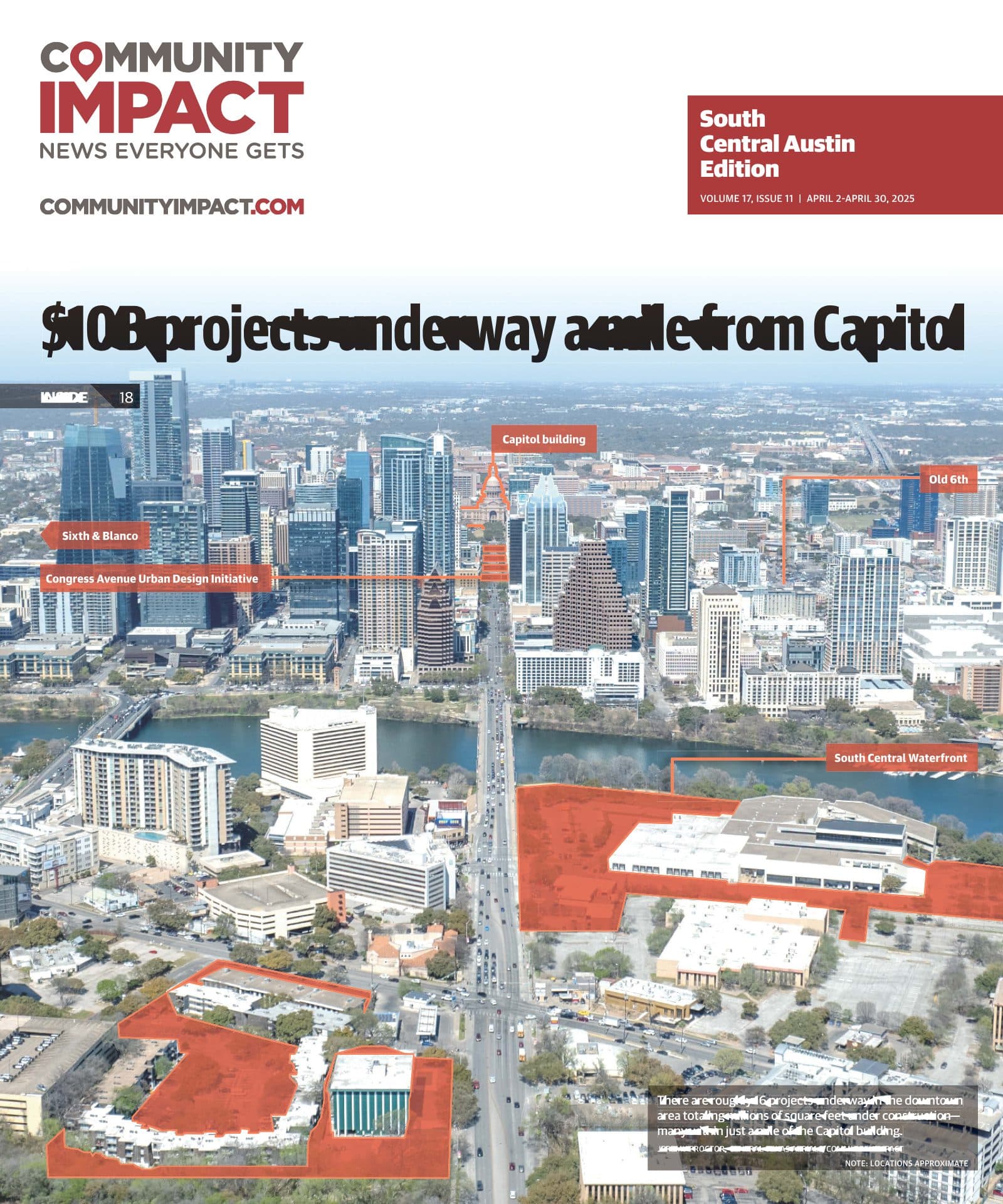 Central Austin cover — March 2025