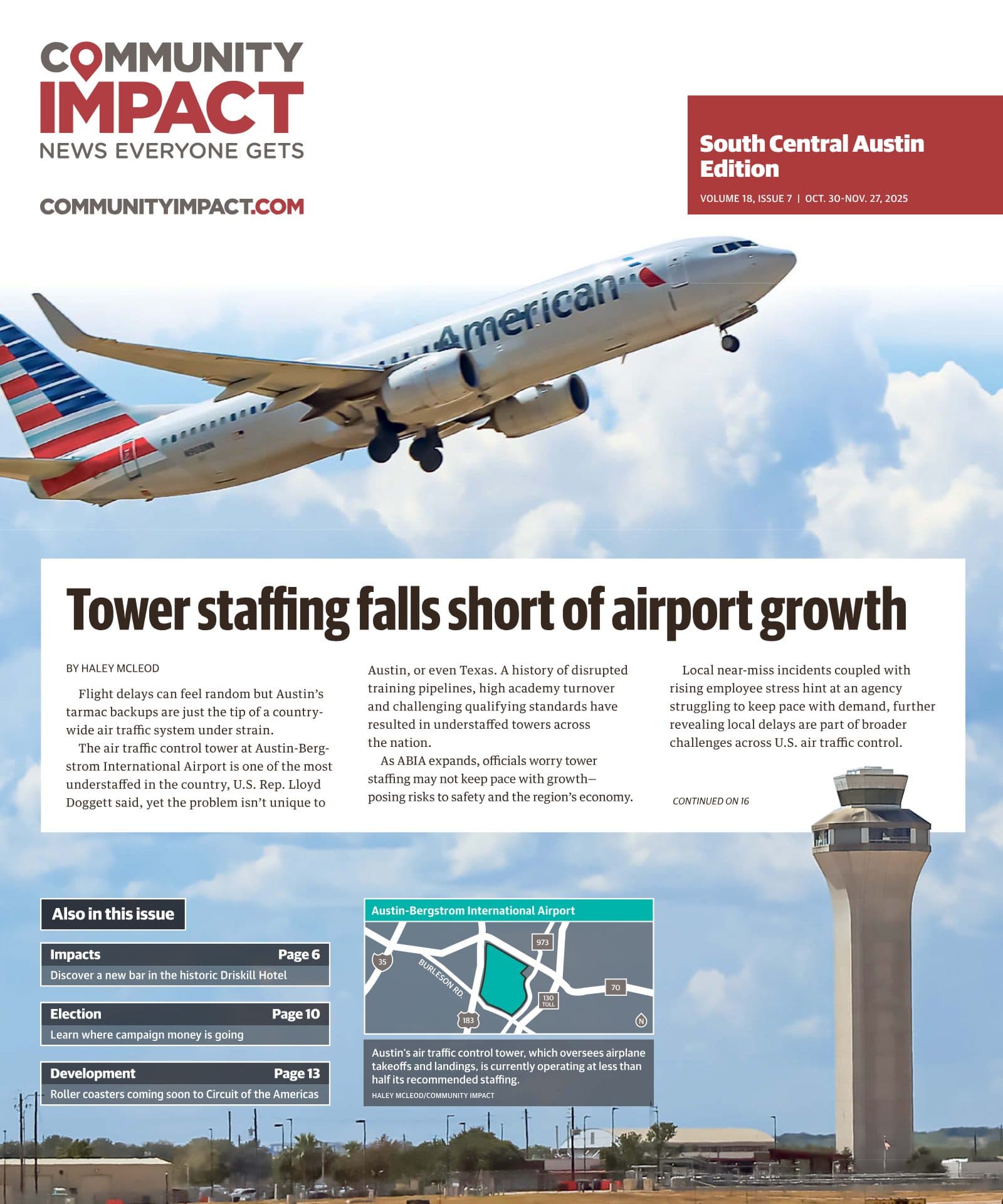 Central Austin cover — October 2025