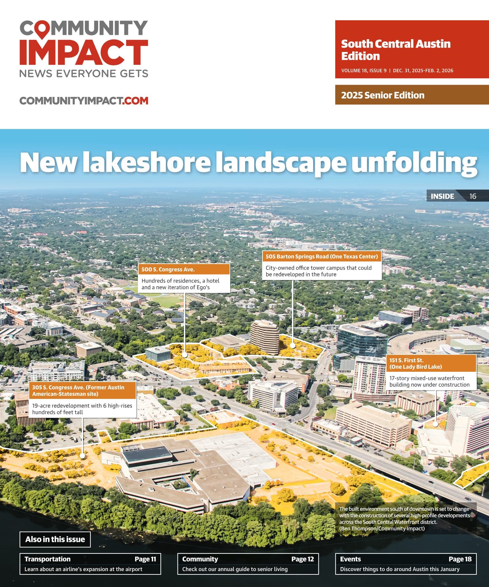 Central Austin cover — December 2025