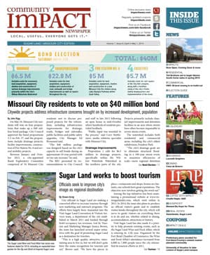 Sugar Land - Missouri City cover — April 2014