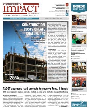 Sugar Land - Missouri City cover — March 2015