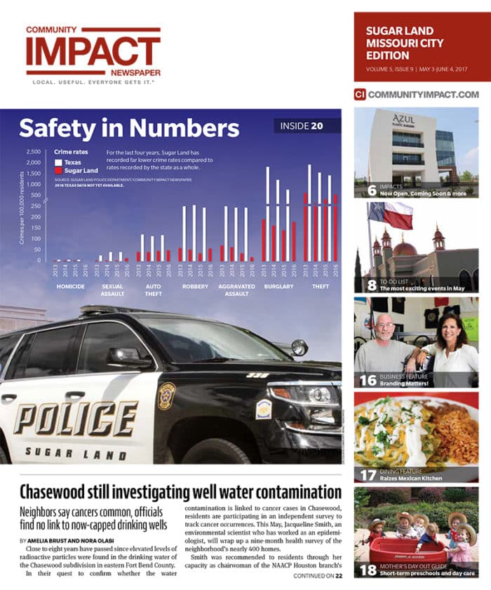Sugar Land - Missouri City cover — May 2017