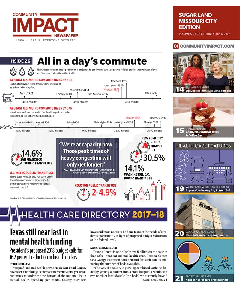 Sugar Land - Missouri City cover — June 2017