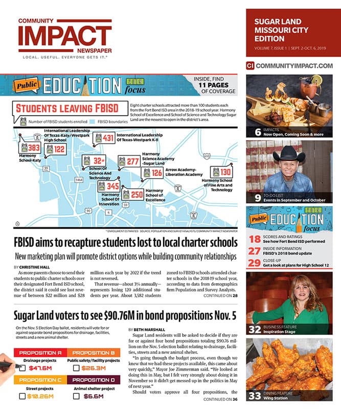 Sugar Land - Missouri City cover — September 2019