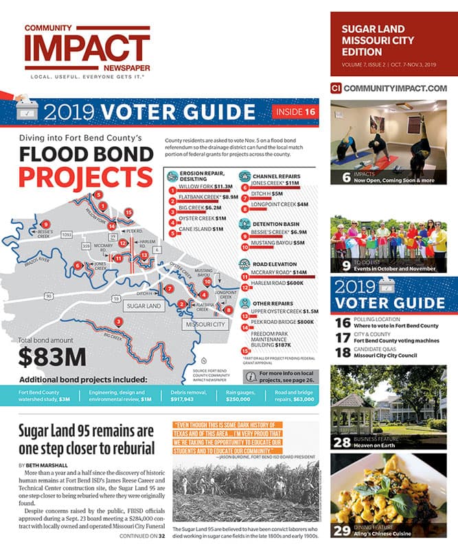 Sugar Land - Missouri City cover — October 2019