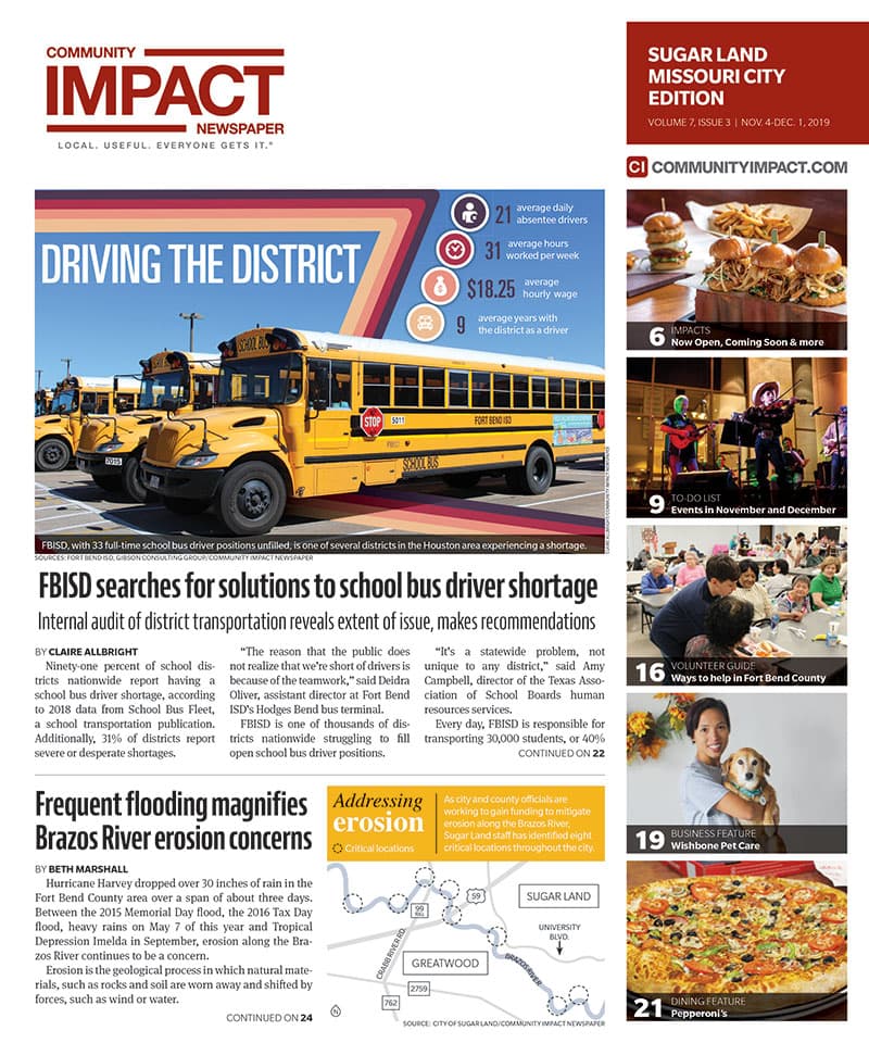 Sugar Land - Missouri City cover — November 2019