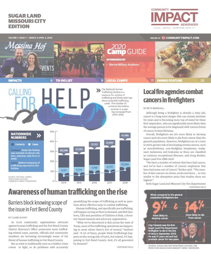 Sugar Land - Missouri City cover — March 2020