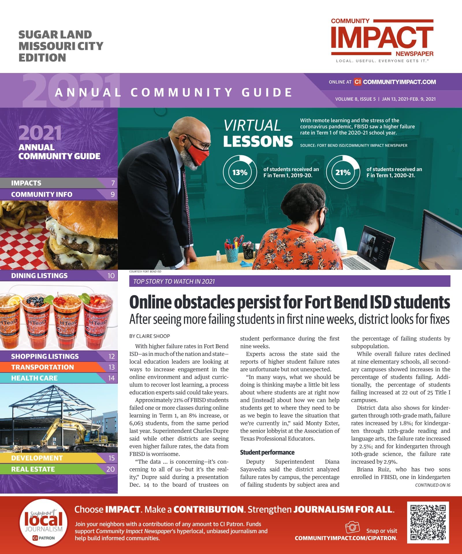 Sugar Land - Missouri City cover — January 2021