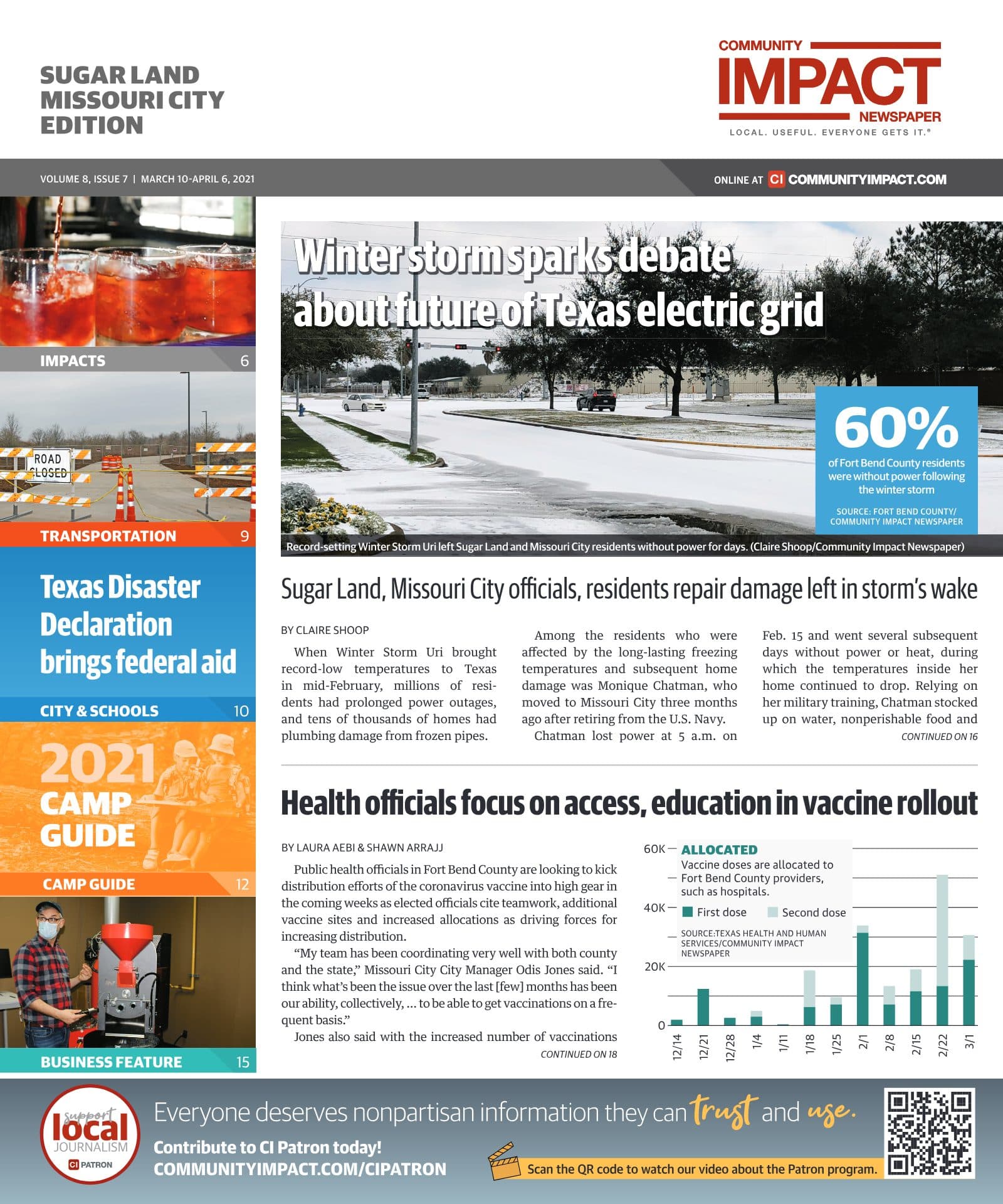 Sugar Land - Missouri City cover — March 2021
