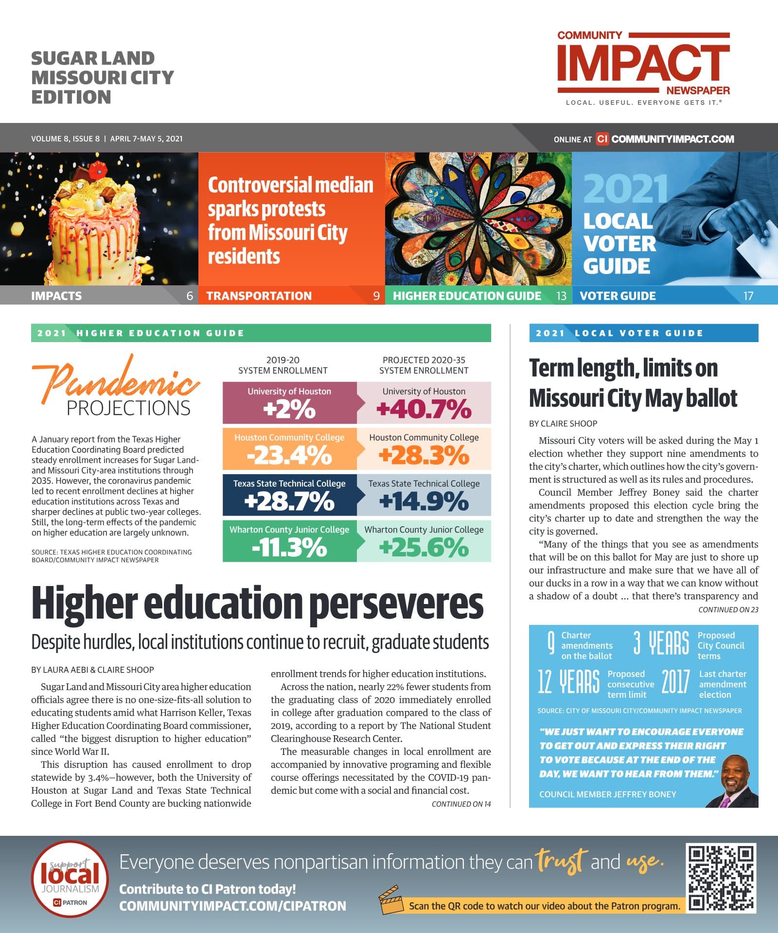 Sugar Land - Missouri City cover — April 2021