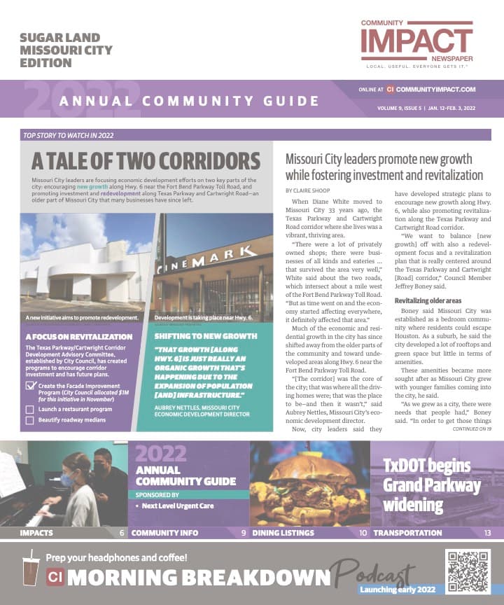 Sugar Land - Missouri City cover — January 2022