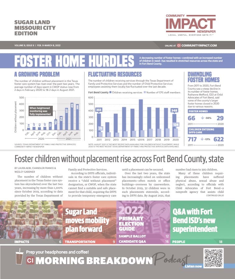 Sugar Land - Missouri City cover — February 2022