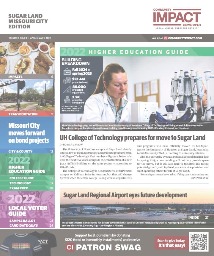 Sugar Land - Missouri City cover — April 2022