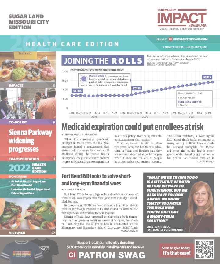 Sugar Land - Missouri City cover — June 2022