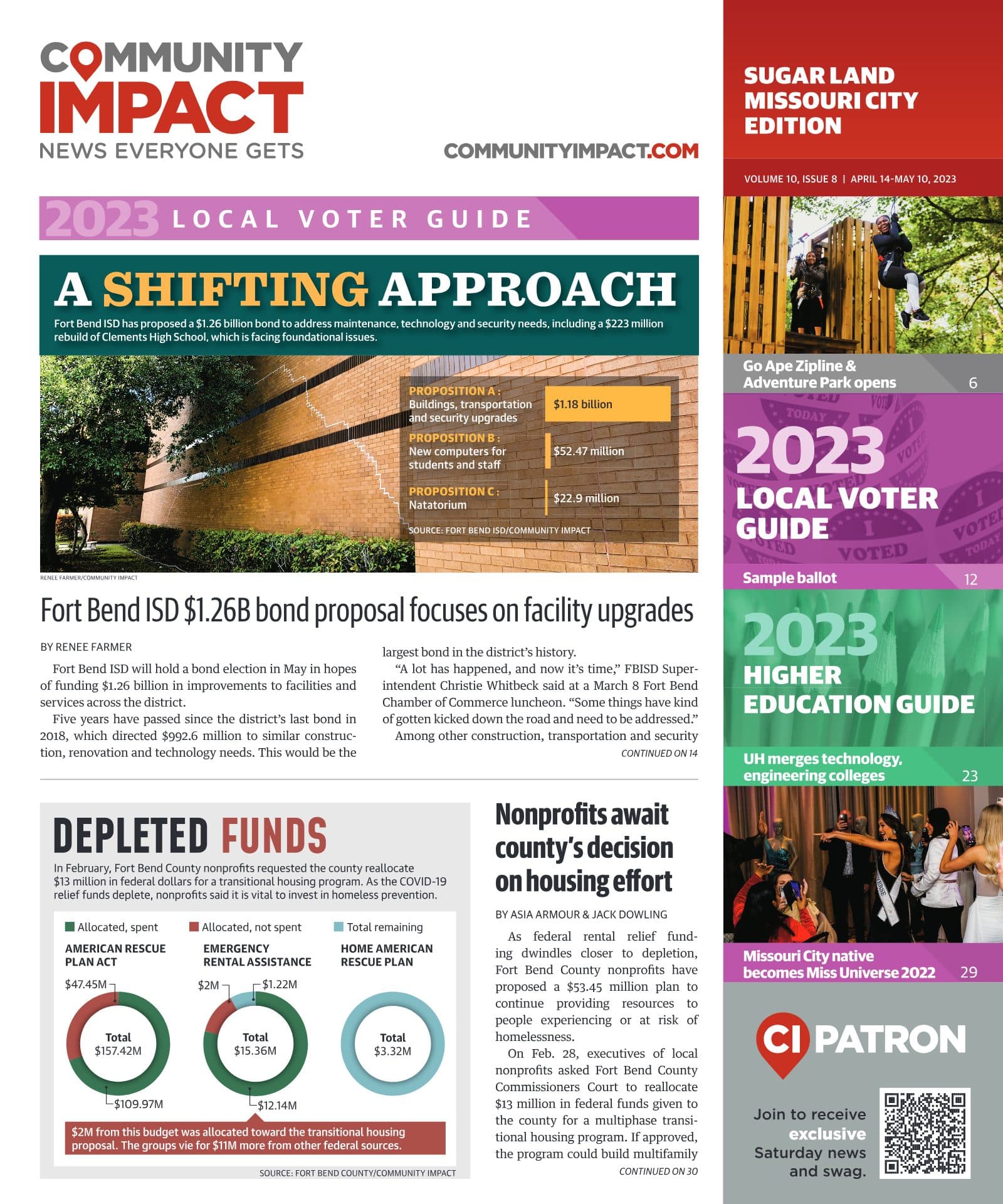 Sugar Land - Missouri City cover — April 2023