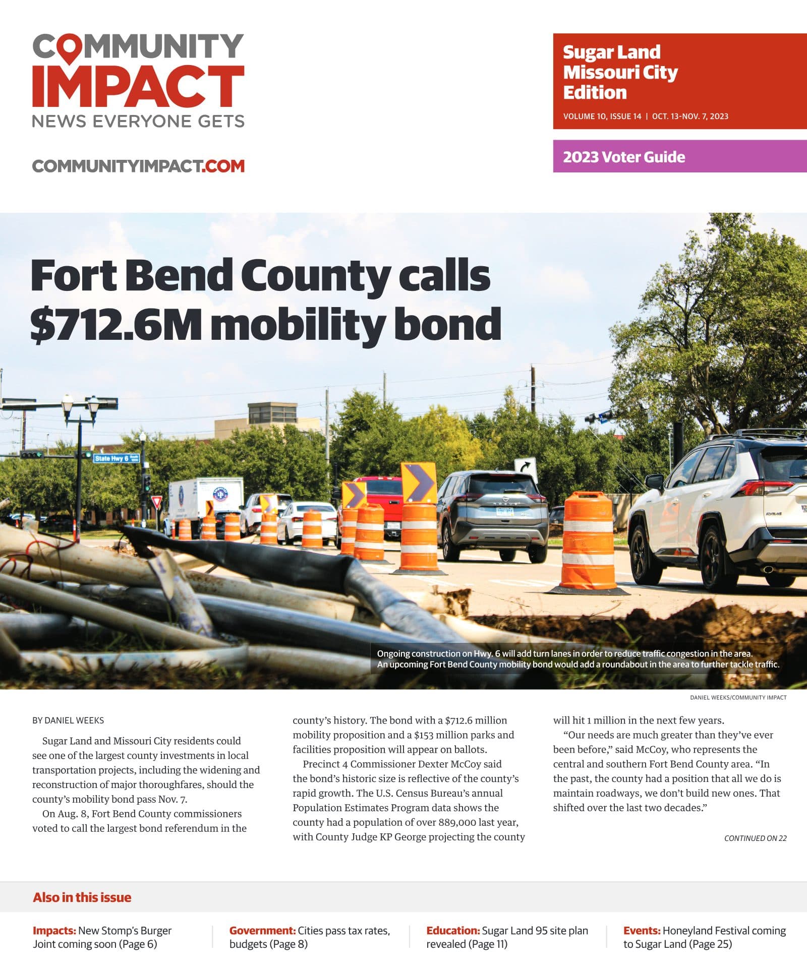 Sugar Land - Missouri City cover — October 2023