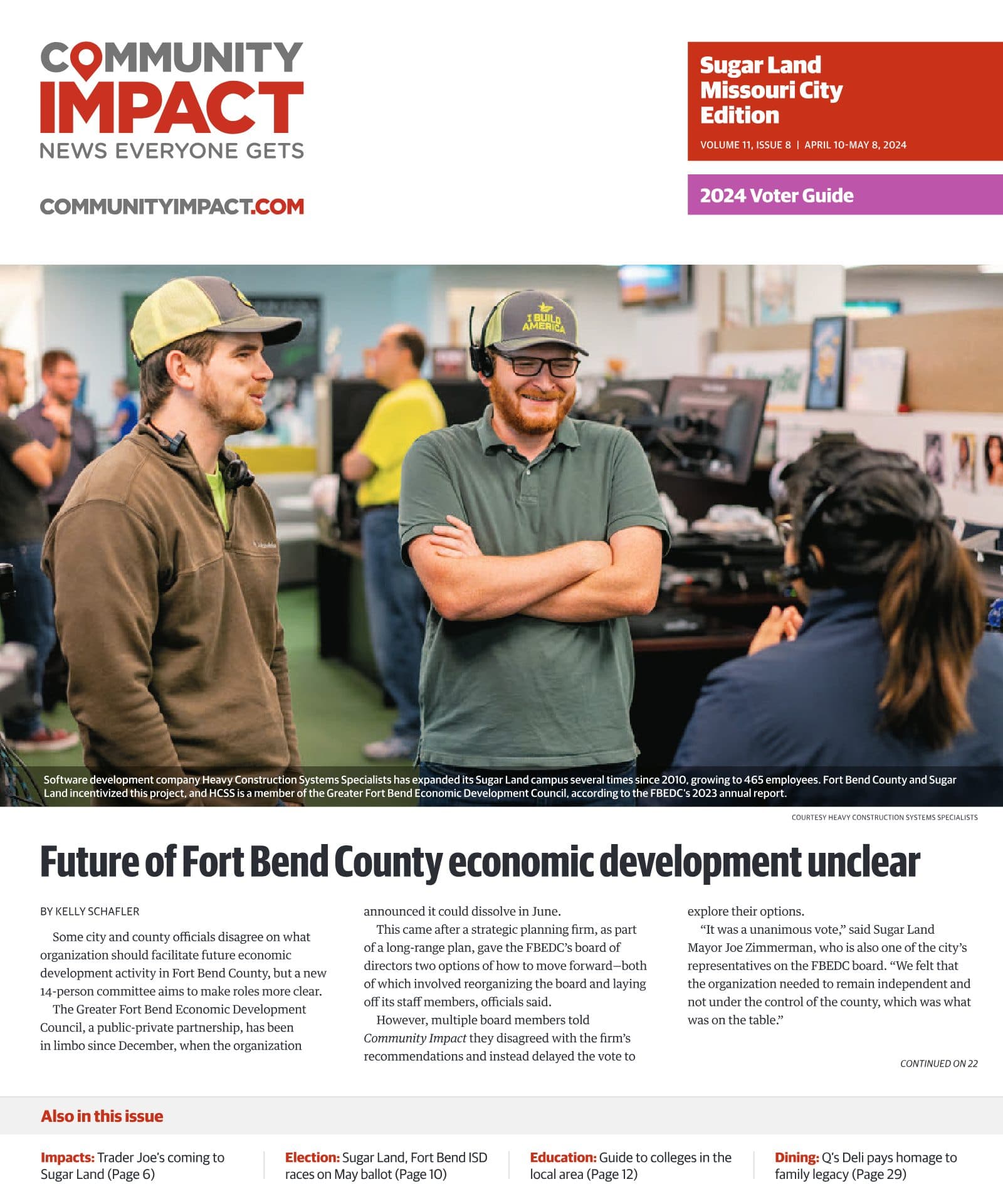 Sugar Land - Missouri City cover — April 2024