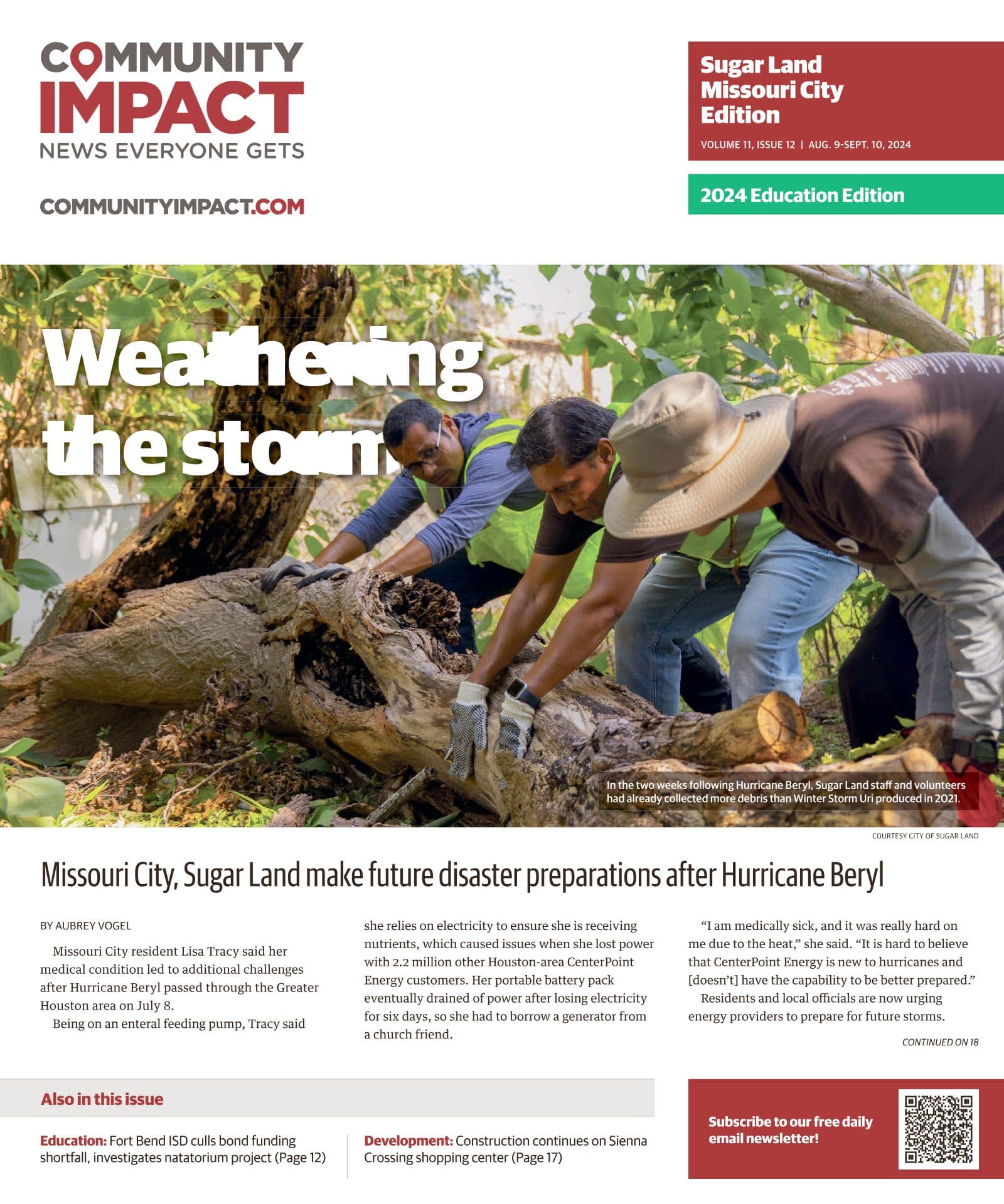 Sugar Land - Missouri City cover — August 2024