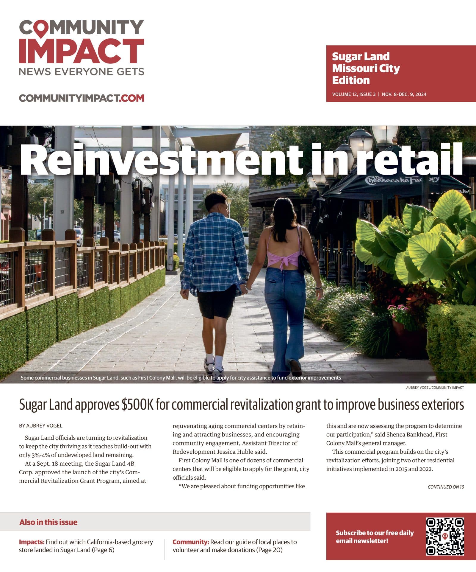 Sugar Land - Missouri City cover — November 2024
