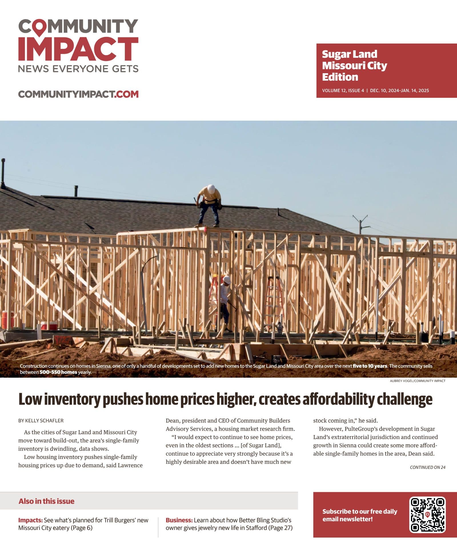 Sugar Land - Missouri City cover — December 2024