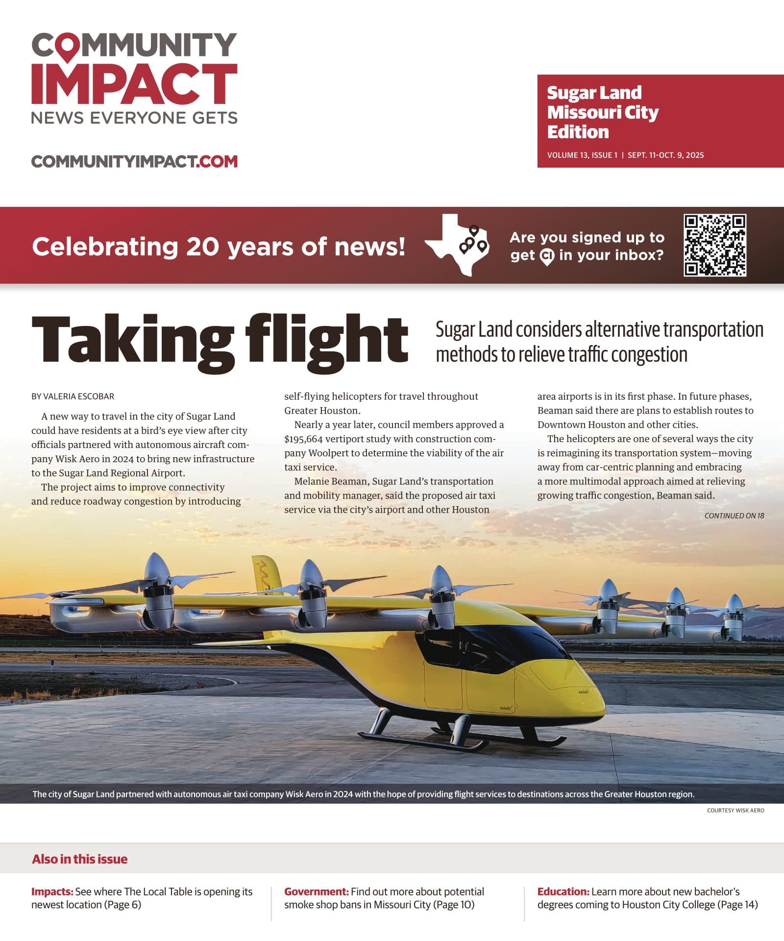 Sugar Land - Missouri City cover — September 2025