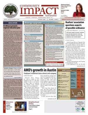 Southwest Austin - Dripping Springs cover — August 2008