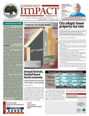 Southwest Austin - Dripping Springs cover — October 2008