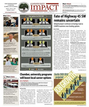 Southwest Austin - Dripping Springs cover — June 2009