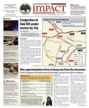 Southwest Austin - Dripping Springs cover — September 2009