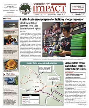 Southwest Austin - Dripping Springs cover — November 2009