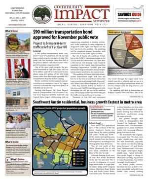 Southwest Austin - Dripping Springs cover — August 2010
