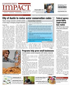 Southwest Austin - Dripping Springs cover — April 2012