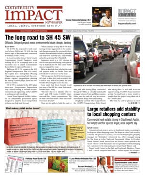 Southwest Austin - Dripping Springs cover — November 2012