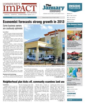 Southwest Austin - Dripping Springs cover — January 2013