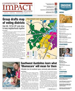 Southwest Austin - Dripping Springs cover — October 2013