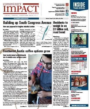 Southwest Austin - Dripping Springs cover — October 2014