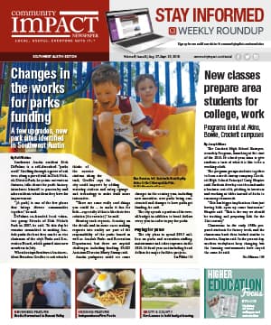 Southwest Austin - Dripping Springs cover — August 2015