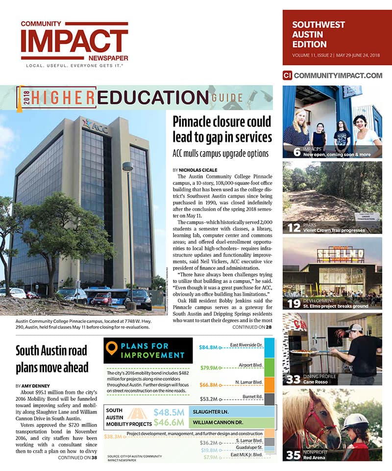 Southwest Austin - Dripping Springs cover — May 2018