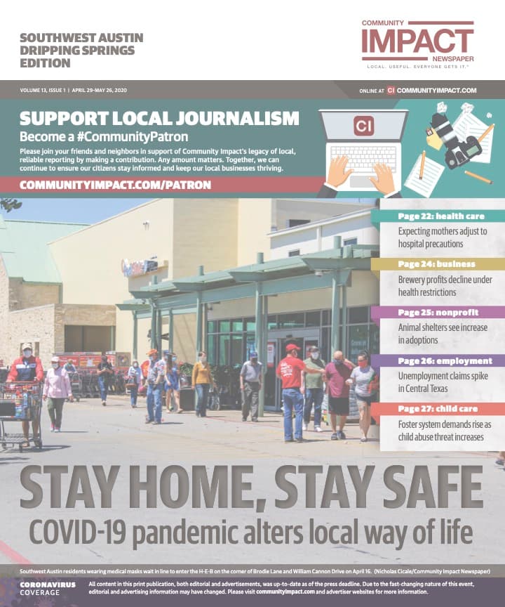 Southwest Austin - Dripping Springs cover — April 2020