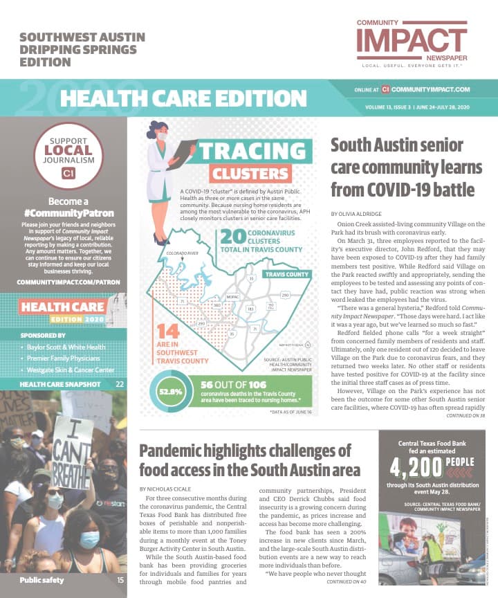 Southwest Austin - Dripping Springs cover — June 2020