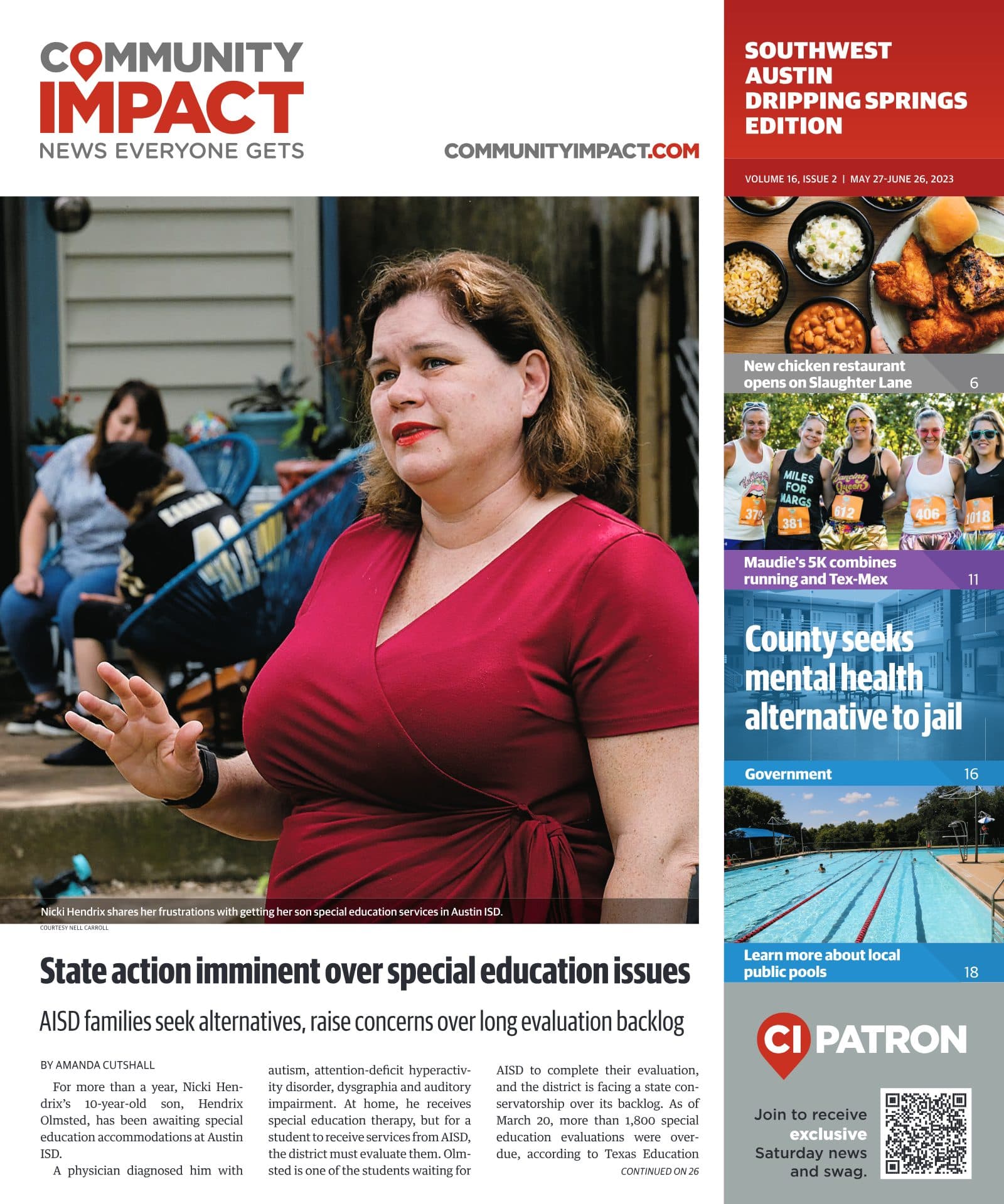 Southwest Austin - Dripping Springs cover — May 2023