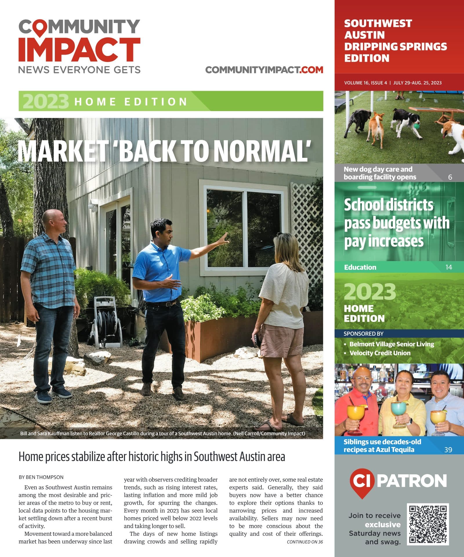 Southwest Austin - Dripping Springs cover — July 2023