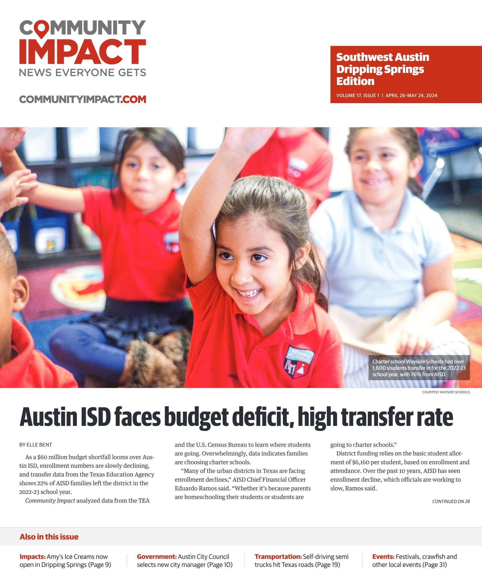 Southwest Austin - Dripping Springs cover — April 2024